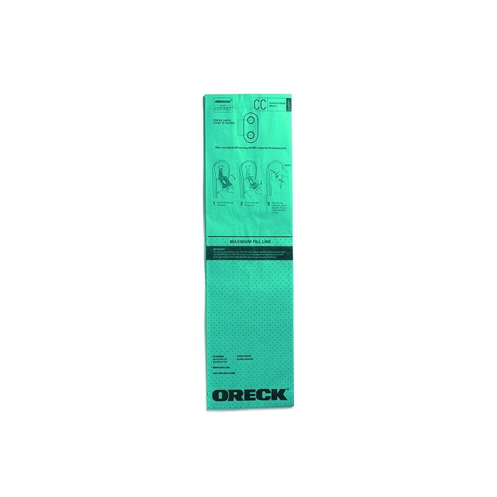 Oreck STANDARD Antimicrobial Filtration Bags - 25pk, AK1CC25