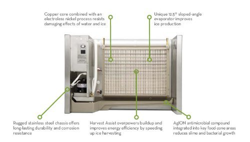 Ice-O-Matic ICE0250HT Air Cooled 353 Lb Half Cube Ice Machine
