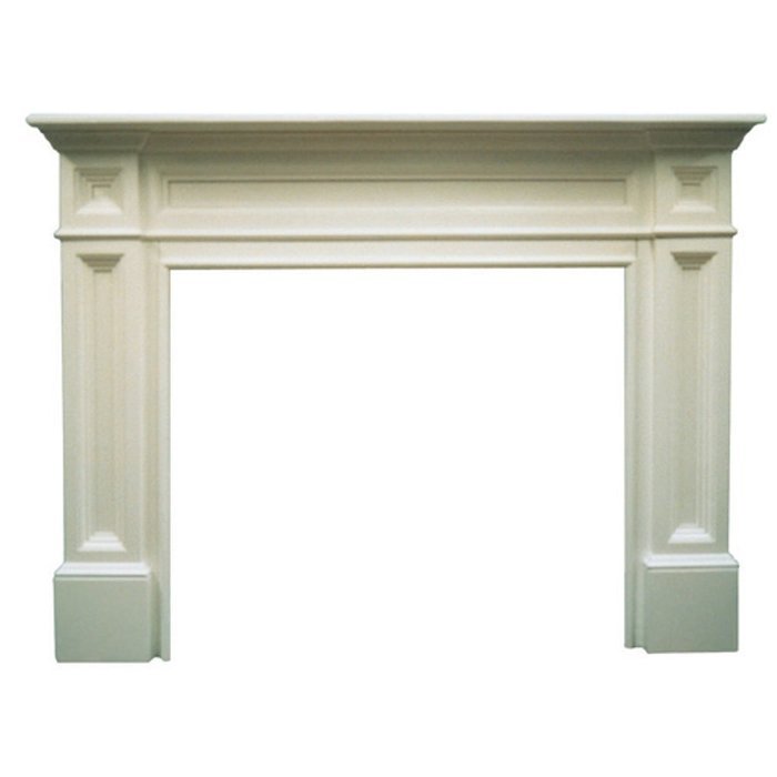 Pearl Mantels 140-56 Classique Unfinished Fireplace Mantel, Interior Opening 56-Inch Wide by 42-Inch High