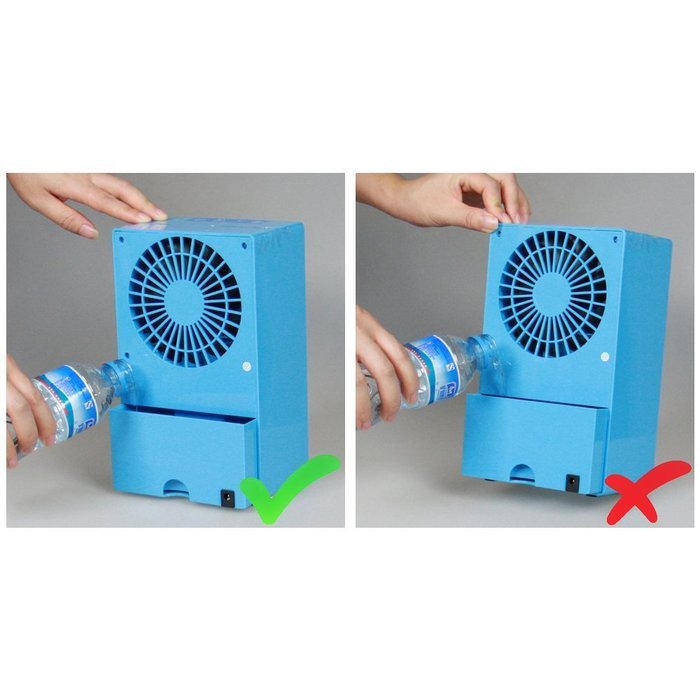 Ankeer Portable Air Conditioner Mini Desktop Computer Fan Grill Personal Table Fan Quiet Air Circulator Refrigeration... N7
