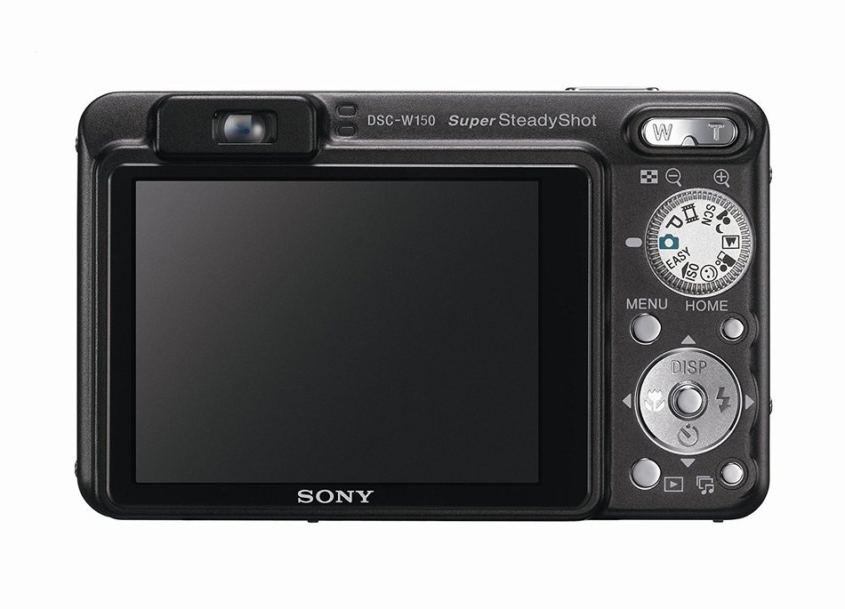 Sony Cybershot DSCW150/B 8.1MP Digital Camera with 5x Optical Zoom with Super Steady Shot (Black) N2