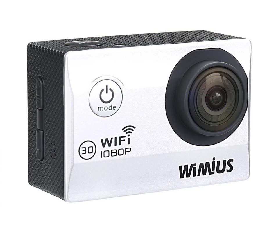 WiMiUS Sports Camera 1080P WiFi 2.0'' Waterproof Action Camera 12MP HD Camcorder 170&deg; wide-angle+Bonuses(Q2-Silver)