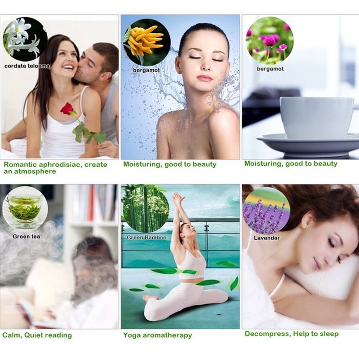 FCH Mini Ultrasonic Air Humidifier Purifier Aroma Diffuser Atomizer For Home Office Use N5