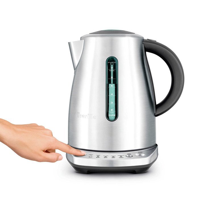 Breville Temperature Select Stainless Tea Kettle (5 Programmed Settings) N2