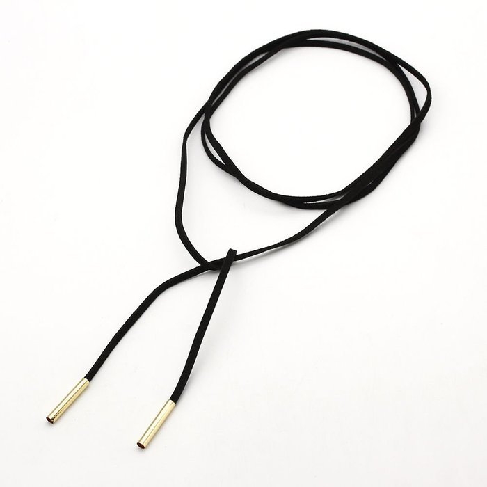 Women Fashion Sexy Black Leather Choker Charm Bohemia Necklace Jewelry Gift N2