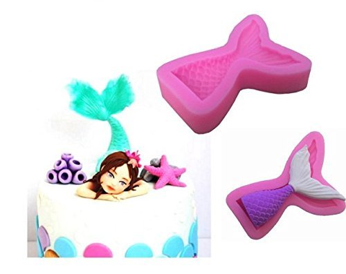 Mermaid Tail Silicone Jelly Sugar Chocolate Fondant Molds Cake Decorating Pastry Gum Pastry Tool By Palker sky N2