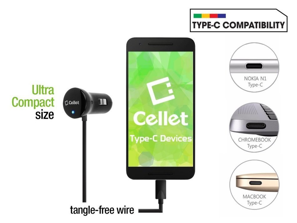 Type C Charger for Google Pixel XL, LG V20, LG G5, HTC 10, Nexus 6P/5X and All Other Type-C Smartphones, Tablets... N3