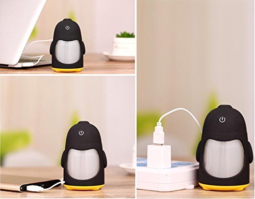 USB Mini Colorful Nightlight Penguin Humidifier New Creative Household Air Purifying Humidifier N4