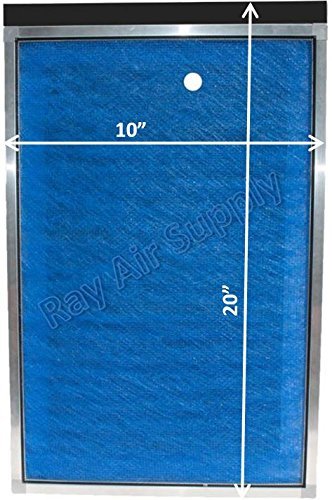 Dynamic Air Cleaner Replacement Filter Pads 10x20 Refills (3 Pack)