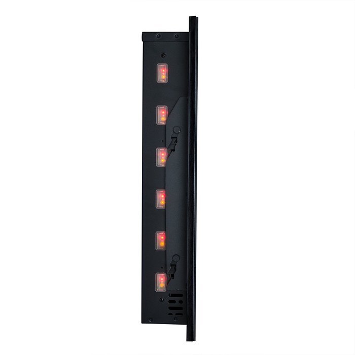 AKDY Wall Mount 36" 1500W Adjustable Heater Log Pebble 2 in 1 Electric Fireplace w/ LED Backlights Log Set 2 Setting... N5