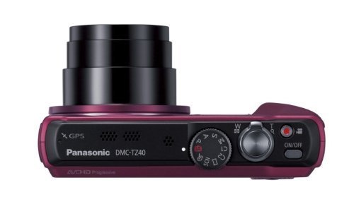 Panasonic Lumix DMC-ZS30(DMC-TZ40) Digital Camera RED - International Version (No Warranty)(menu language only... N2