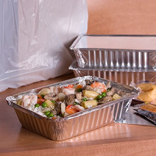 Taras Gifts Party & Catering Supplies - Rectangular Foil Pans with Board Lids, BONUS 3-ct. Packs (18)