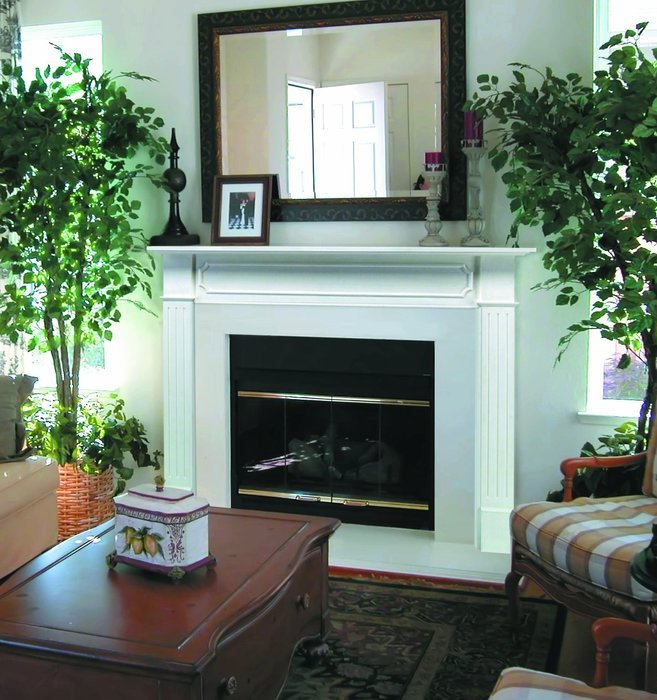 Pearl Mantels 520-48 Berkley Paint Grade Fireplace Mantel, Interior Opening 48-inch Wide by 42-inch High N3