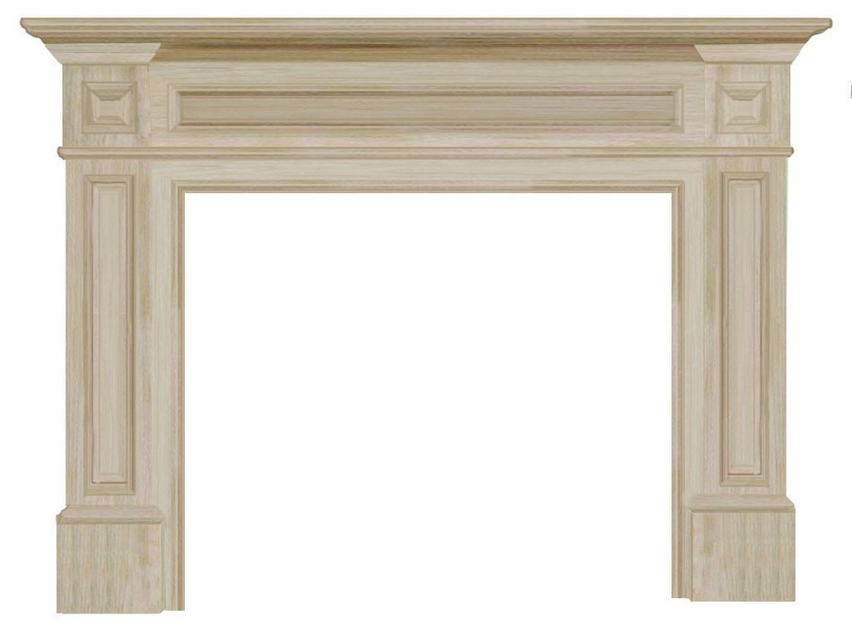 Pearl Mantels 140-56 Classique Unfinished Fireplace Mantel, Interior Opening 56-Inch Wide by 42-Inch High N4