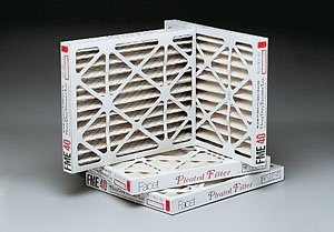 6 pcs Air filter, pleated, nominal 40%, FME, 20" x 20" x 4" Norminal 4" Thickness, MODEL FME40 MERV 8