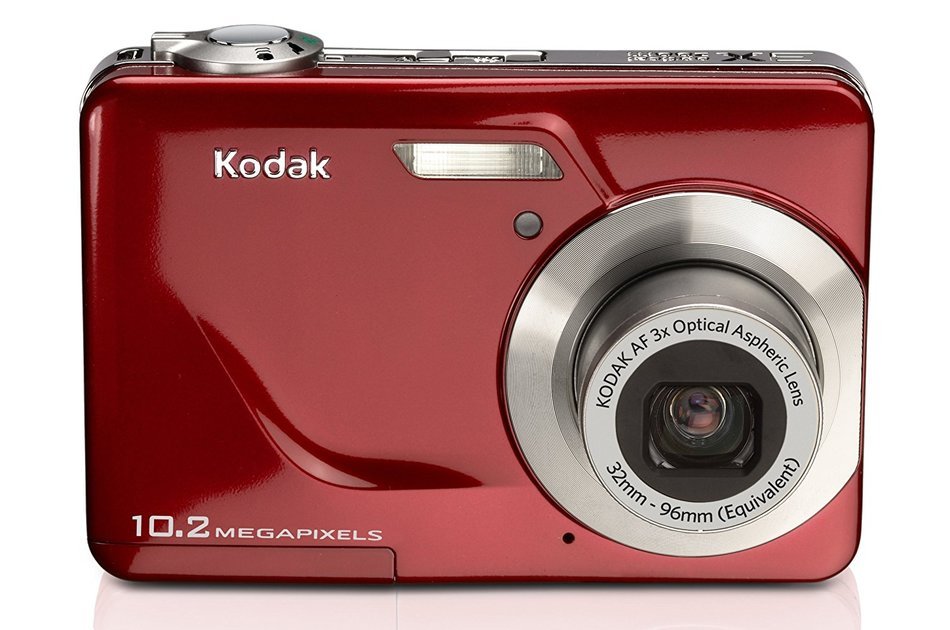 Kodak EasyShare C180 10.2MP Digital Camera with 3x Optical Zoom and 2.4 inch LCD - Red N10