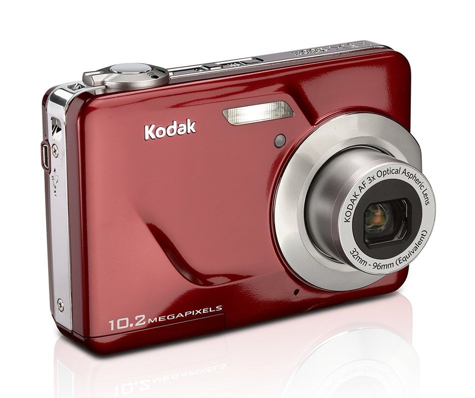 Kodak EasyShare C180 10.2MP Digital Camera with 3x Optical Zoom and 2.4 inch LCD - Red N11