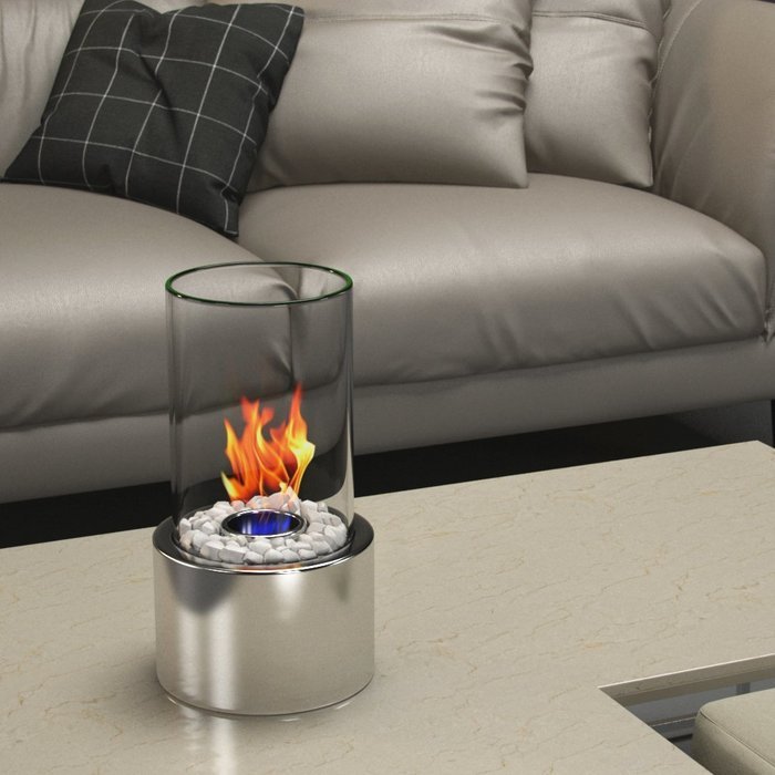 Moda Flame Ghost Tabletop Firepit Ethanol Fireplace Black N7