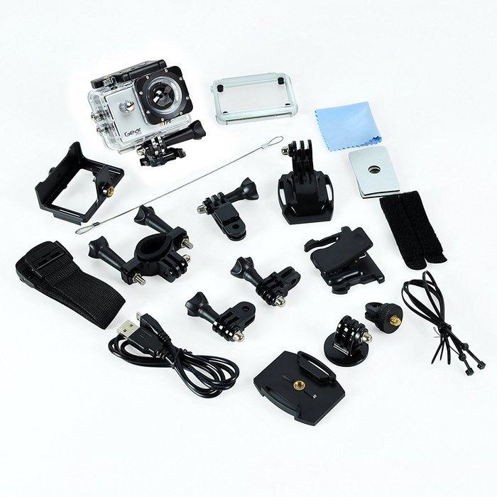 Gear Pro 4K 60fps Ultra HD Waterproof Sports Action Camera 1080P 16MP WiFi With Full Color 2.0'' LCD Display Panel N5