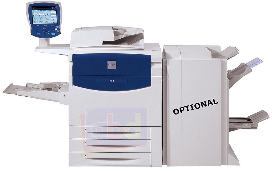 Refurbished Xerox 700 Digital Color Press &ndash; 70 ppm, Print, Copy, Scan, Duplex, Integrated Fiery Color Server,...
