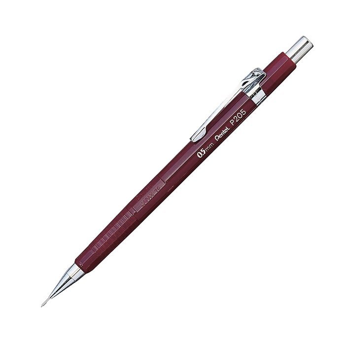 Pentel Sharp Automatic Pencil, 0.9mm Lead Size, Yellow Barrel, Box of 12 (P209G) N3