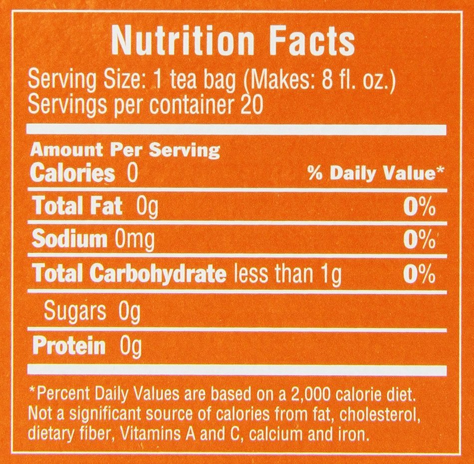 Triple Leaf Tea, Ginger, 20 Tea Bags (Pack of 6) N3
