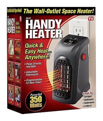 Handy Heater 350 watts Wall Heater 250 sq. ft. Bathroom RV Motorhome Camper N2