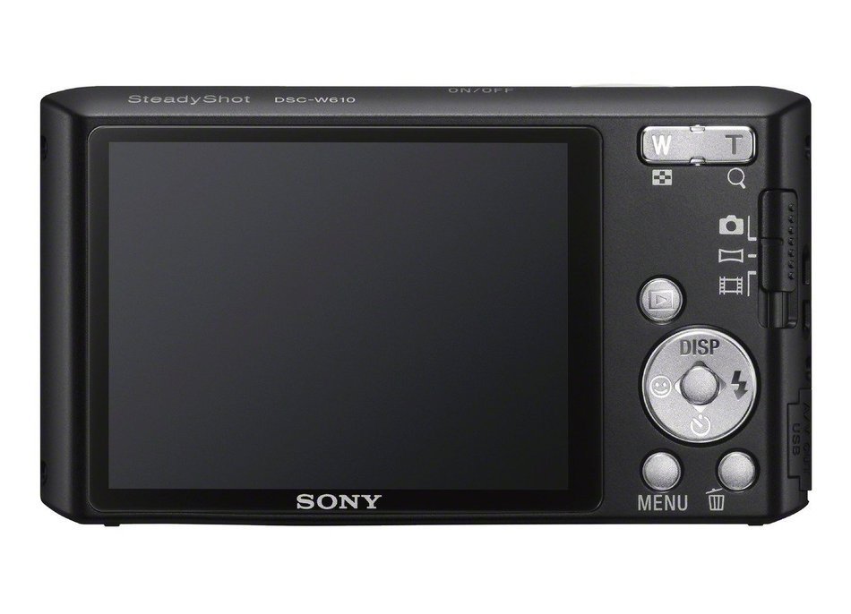 Sony Cyber-shot DSC-W610 14.1 MP Digital Camera with 4x Optical Zoom and 2.7-Inch LCD (Black) (2012 Model) N4