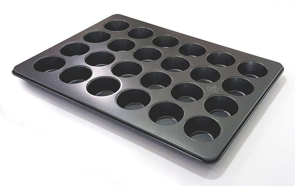 Monster Bakeware 21 Cup Mini Loaf Pan, Metallic, 21" x 15"