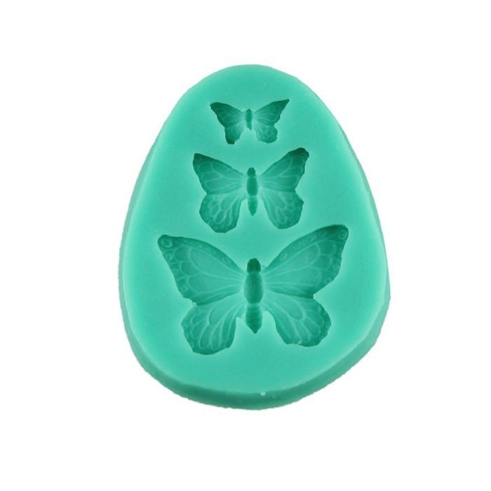 Binmer(TM)3D Butterfly Silicone Fondant Cake Molds Soap Chocolate Kitchen Tools Mould
