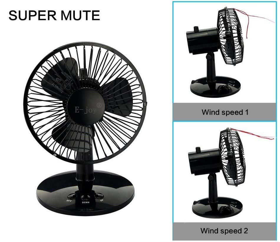 E-joy&reg; Mini USB Powered Flexible Gooseneck Fan LED Cooling Flashing USB Temperature Fan for PC Laptop Notebook... N63