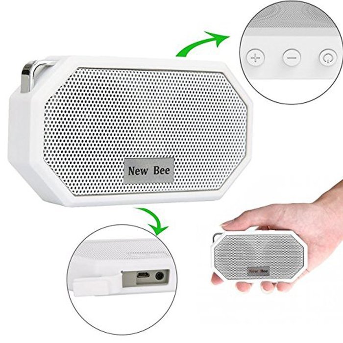 Bluetooth Speaker, Mindkoo Portable Pocket Outdoor Sport IP65 Waterproof Shockproof Wireless Bluetooth V4.0 Speaker... N13