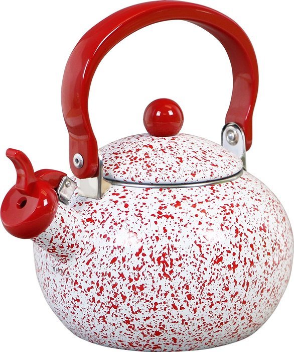 Calypso Basics 36960 Whistling Teakettle, Red N3
