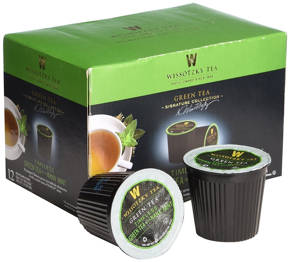 Wissotzky Tea Spiced Citrus Nana Mint Herbal Single Serve Cups for Keurig K Cups, 12 Count N18
