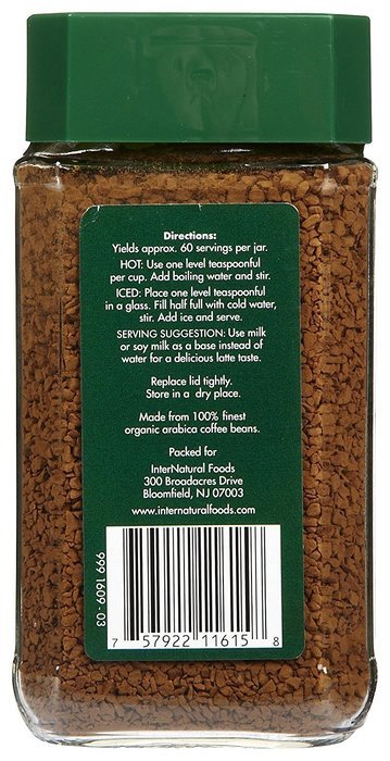 Mount Hagen Organic Freeze Dried Instant Decaf Coffee, 3.53 oz