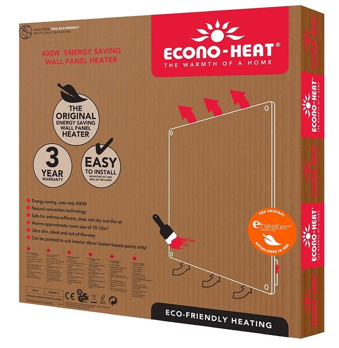 Eco Heater Inc NA400S Wall Mounted Whole Room Electric Space Heater N3
