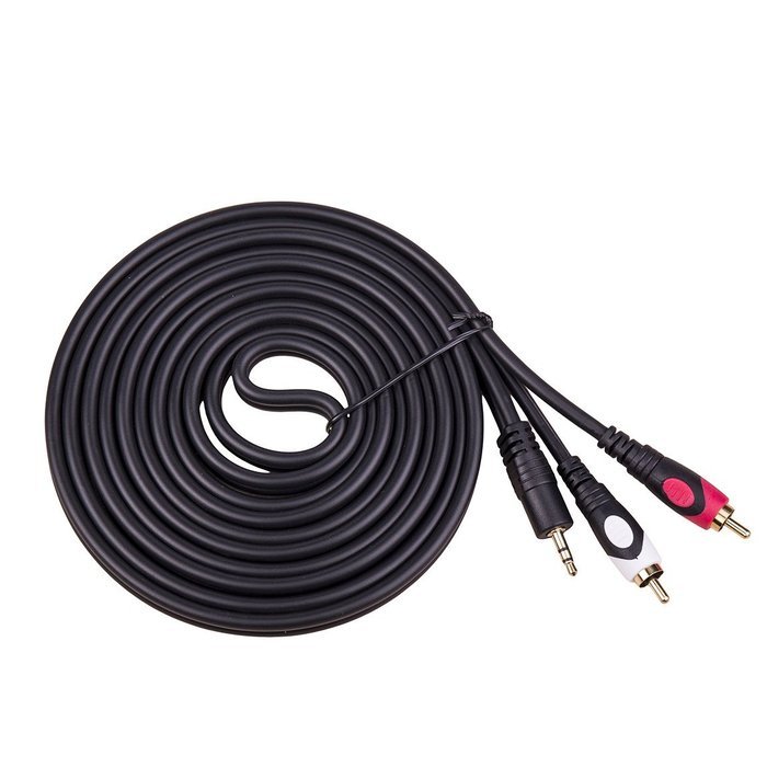 3.5mm to 2rca Stereo Audio Cable Gold Plated 3.5mm to 2RCA Audio Auxiliary Stereo Y Splitter Cable Male to Male... N2