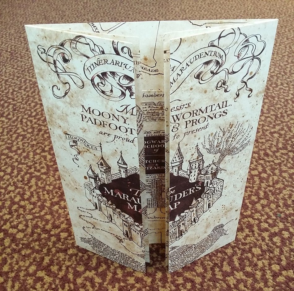 The Marauder's Map Hogwarts School of Witchcraft & Wizardry N2