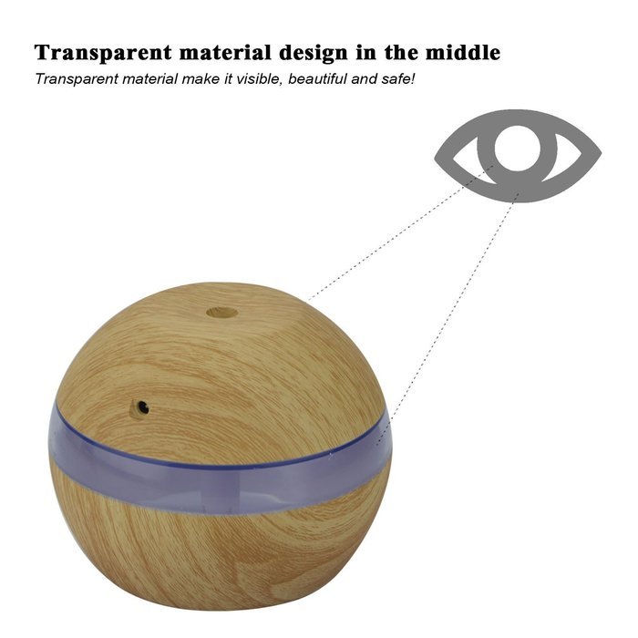 mini usb atomization humidifier - with LED Lights, Compact Size, Silent Operation and Easy-Travel USB Power USB... N14