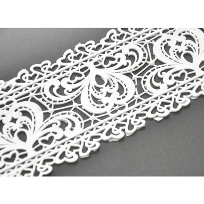 FOUR-C Fondant Cake Lace Mat Silicone Cake Mold Decoration for Cake Baking Color Pink N3