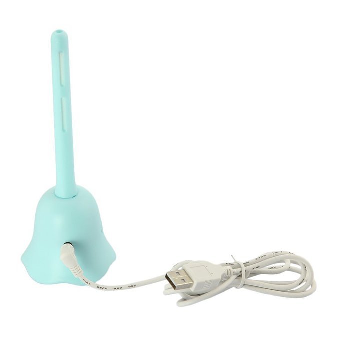 HI-BOOM Mini USB Tulip Stick Humidifier for Doing Facial Spa in Office, Living Room, Even on Travel(BLUE)