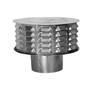 Cap Gas Vent 6in Double Wall