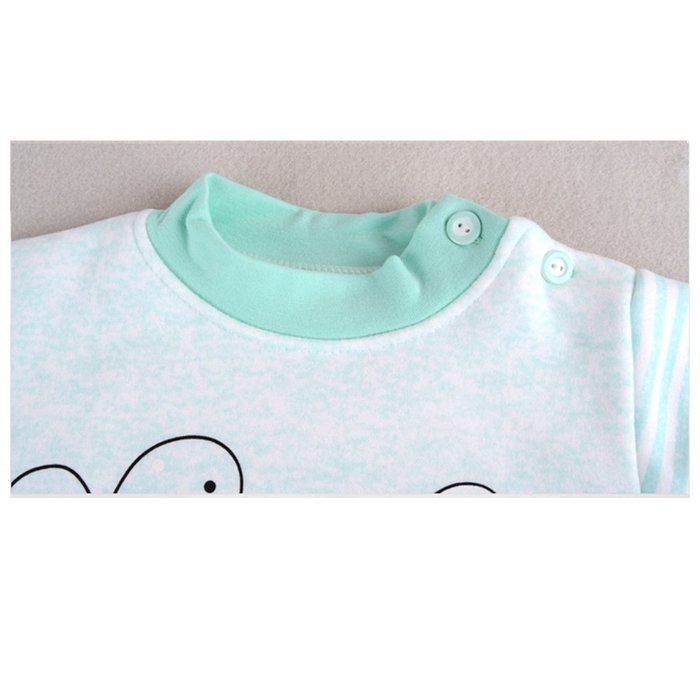 Yaheeda Kid's Autumn Cotton Long Sleeve Pajamas Top and Pants Sets Sleepwear N5
