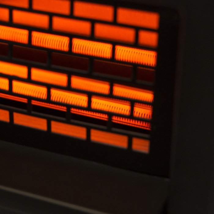 1500W Infrared Zone Space Electric Portable Fire Heater Remote Control Fireplace N2