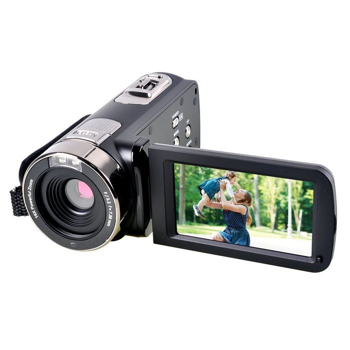 Digital Camcorder Camera,PowerLead PL-301 24MP 1080P Digital Video Camera with 2.7" LCD Display 16x Digital Zoom N3