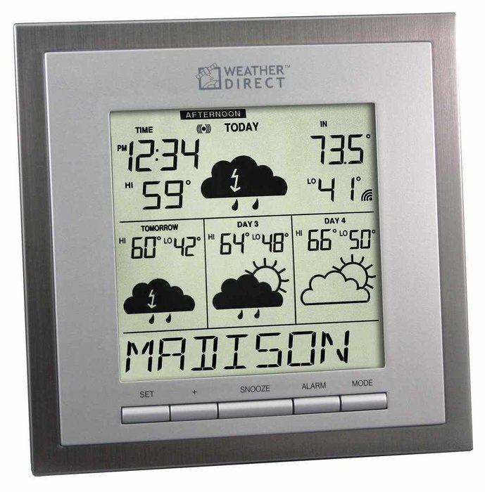 Weather Direct Wireless Weather Center Bundle with Slick PC Webcam