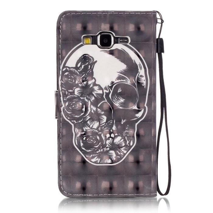 Samsung Galaxy Grand Prime Case,Yaheeda [3D Colored Drawing] [Flip Fit] Premium PU Leather Card-Slots Cash-Slots... N47