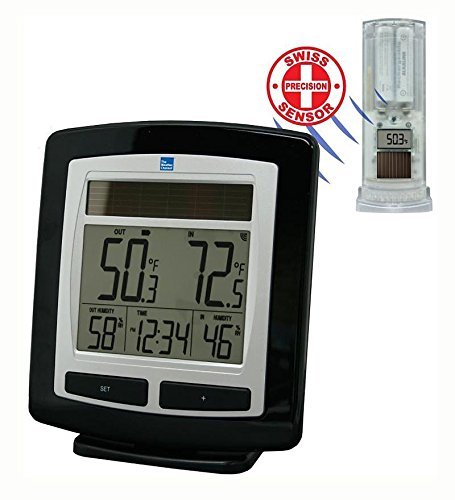 The Weather Channel&reg; Wireless Solar Temperature Center by La Crosse Technology&reg;