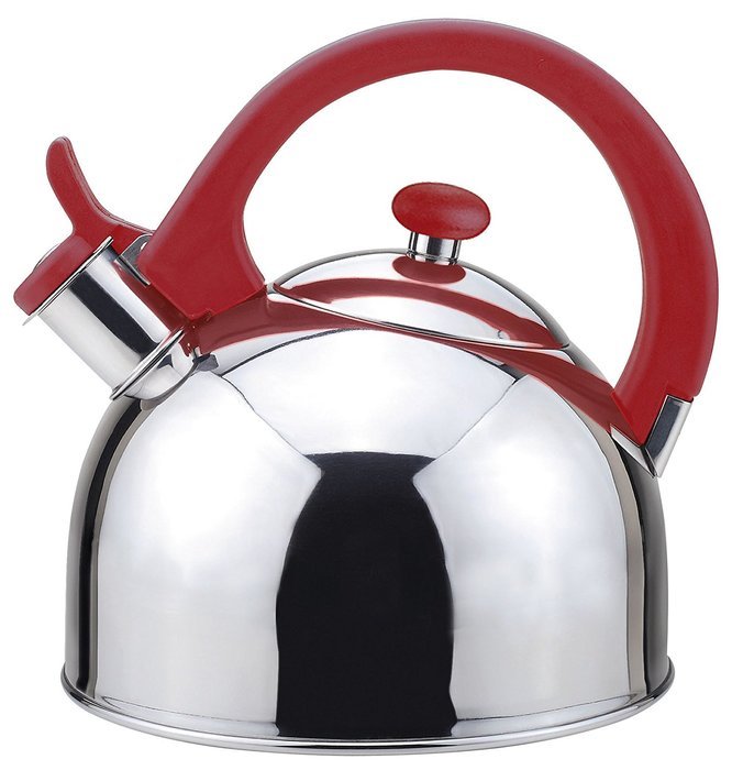 Magefesa 2.1-Quart Acacia Stainless Steel Tea Kettle, Blue N2