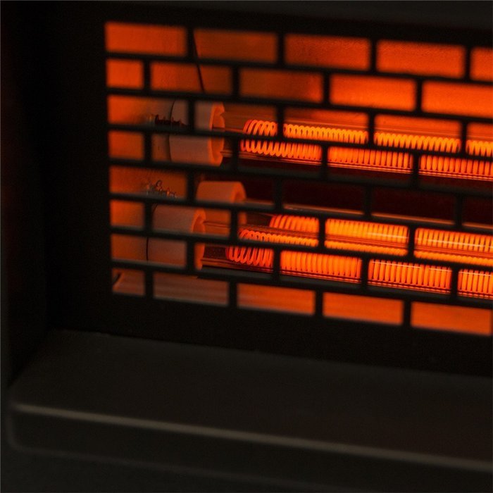 New New 1800 Sq. Ft Electric Portable Infrared Quartz Space Heater Fireplace Remote- PUNER Store N3